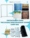 Frame + 2 Double-Sided Tension Fabric Cover Bundle