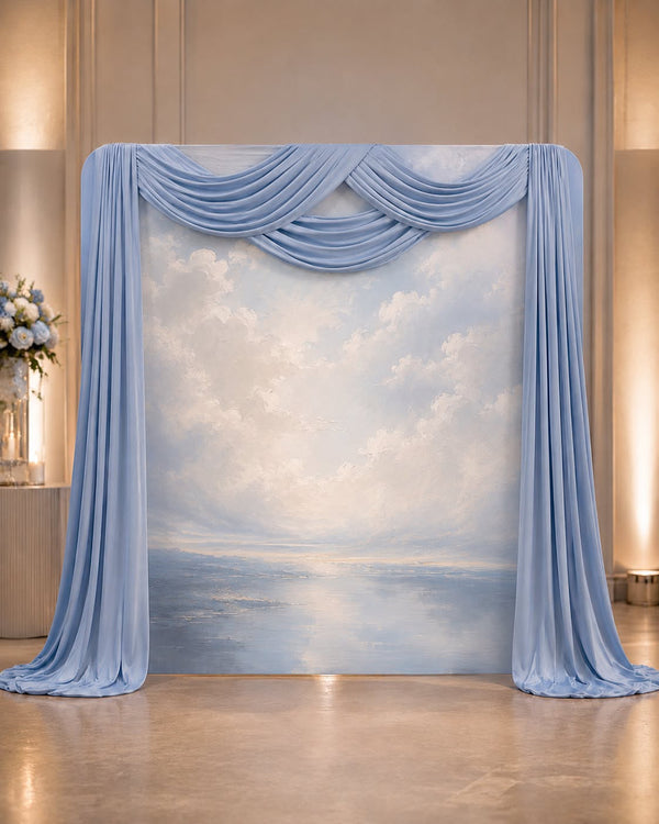 The Styled Set | Pillowcover Backdrop + Matching Drape Panels