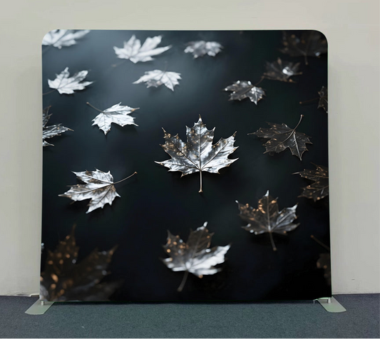 Silver Leaf Luxe – Pillow Cover Backdrop