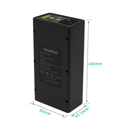 Rechargeable True Backdrops portable power supply with 42980mAh capacity, ideal for photo booths and 360 video booths.