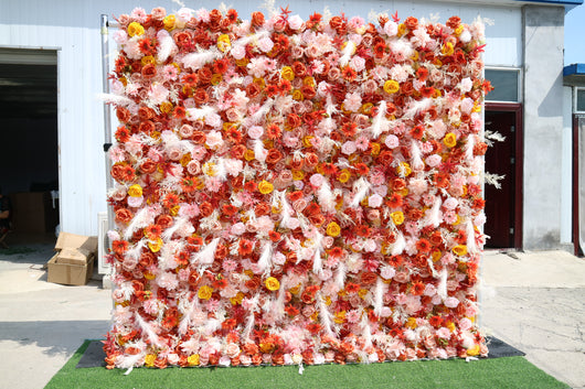 Champagne Petal Flower Wall (#FRD036)