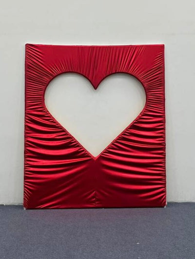 True Love Heart Frame Photo Booth Backdrop