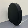 Recycling 3D round box by RecycleDisplay, made from eco-friendly materials, with a smooth, circular shape and sturdy construction.