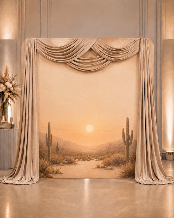 The Styled Set | Pillowcover Backdrop + Matching Drape Panels