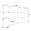 Fabric Pop Up Straight Display