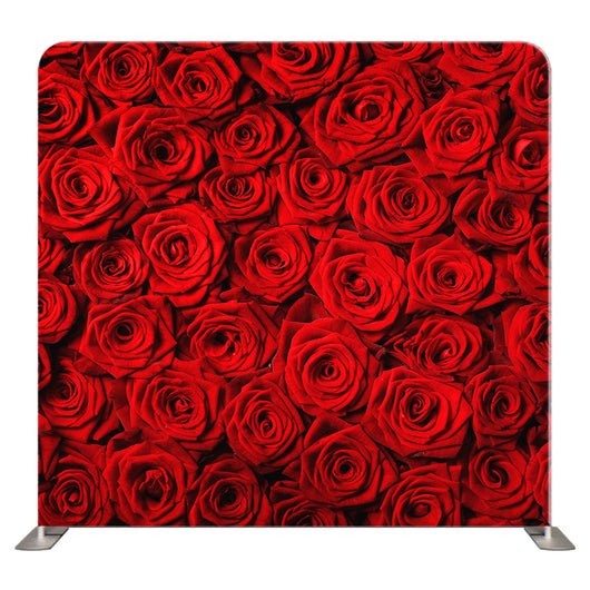Floral double-sided pillow cover backdrop by True Backdrops featuring vibrant flowers for versatile photography use.