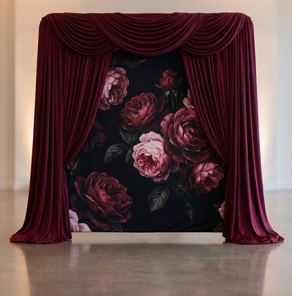 The Styled Set | Pillowcover Backdrop + Matching Drape Panels