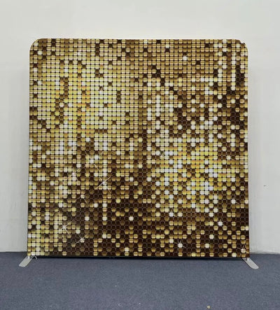 True Backdrops frame with two double-sided tension fabric covers displayed on a professional photo setup.