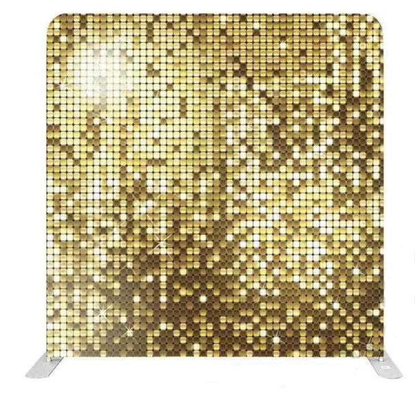 Gold & Silver Sparkle Duo Pillow Cover Backdrop