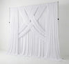 Pre-Pleated Drapery Backdrop with Pole Pocket