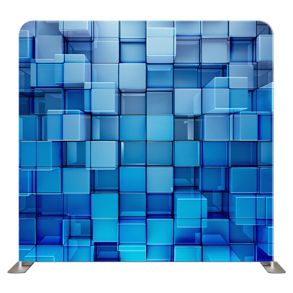 Blue Prism Pop – Double-Sided Pillow Cover Backdrop