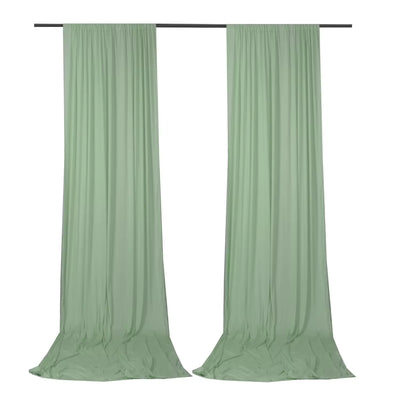 Spandex  Backdrop Drape Curtains 5ft W x10ft H