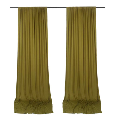 Spandex  Backdrop Drape Curtains 5ft W x10ft H