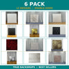 6x Double-Sided Pillowcover Backdrops – Choose Your Own Design