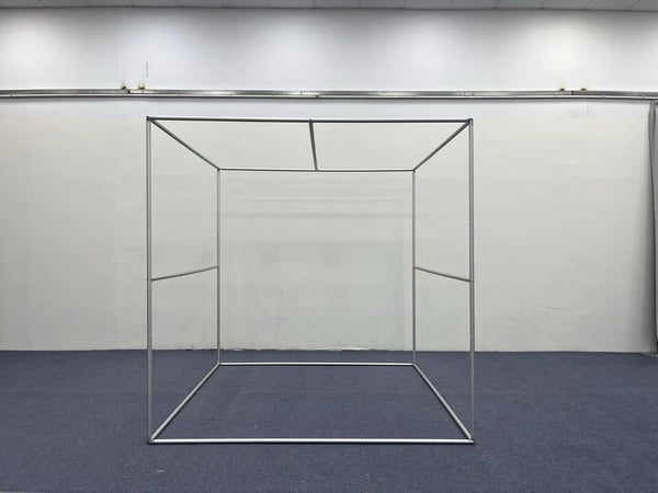 Room Scene Photo Booth Backdrop C - Premium 8x8x8 3D Photography Enclosure