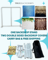 Frame + 2 Double-Sided Tension Fabric Cover Bundle