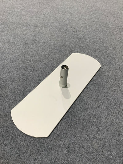 Replacement base and feet for Pillow Cover Frame by True Backdrops, showcasing the components in a neutral setting.