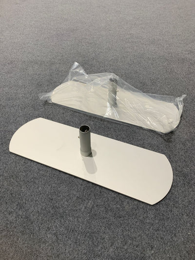 True Backdrops replacement base and feet for pillow cover frame, showcasing sturdy design and compatibility.