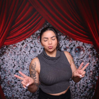 UNIK Velvet Disco Pillowcover Backdrop