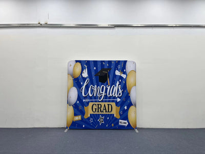 Congrats Grad Graduation Pillow Cover Backdrop - True Backdrops