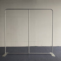True Backdrops pillow cover backdrop frame only, metal stand with adjustable height and support for photography backgrounds.