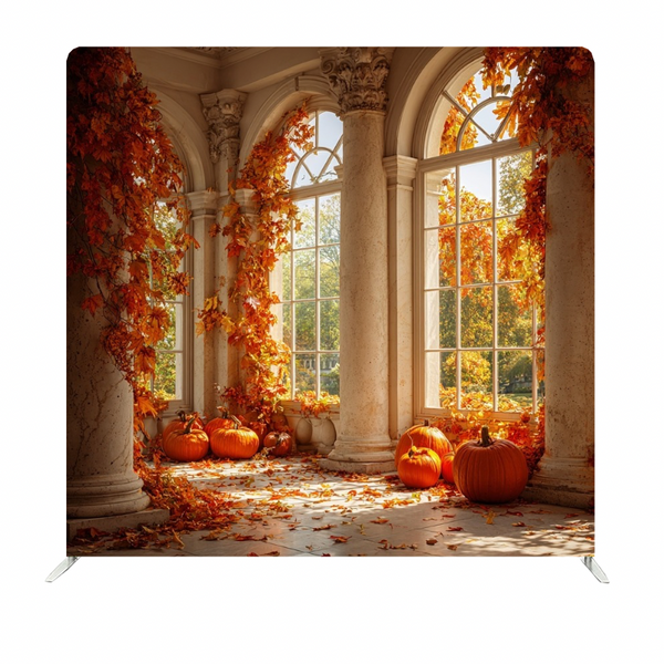 Autumn Harvest Columns Pillow Cover Backdrop