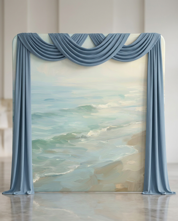 The Styled Set | Pillowcover Backdrop + Matching Drape Panels