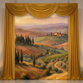 The Styled Set | Pillowcover Backdrop + Matching Drape Panels