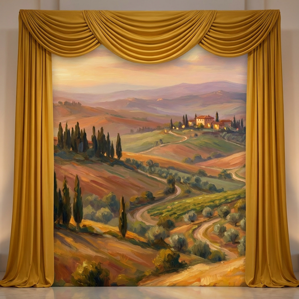 Tuscan Villa Sunset