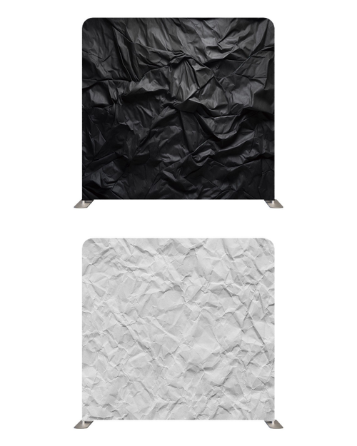 Double-sided pillow cover backdrop featuring shadow and light designs by True Backdrops, showing textured fabric on both sides.