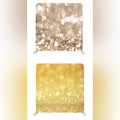 Champagne & 24K Double Sided Pillow Cover Backdrop