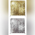 8x8 Gold & Silver Sparkle Double Sided Pillow Cover Backdrop (Ships Next Day)