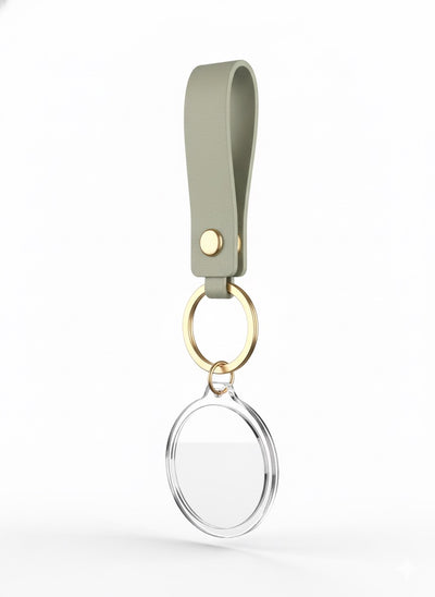 Event-ready acrylic photo keychain set with straps, featuring colorful photo booth accessories by True Backdrops.