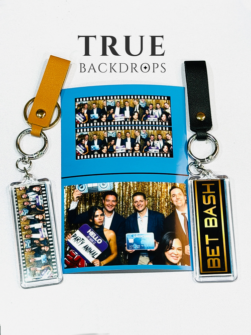 1x3 Photo Strip Keychain Sets