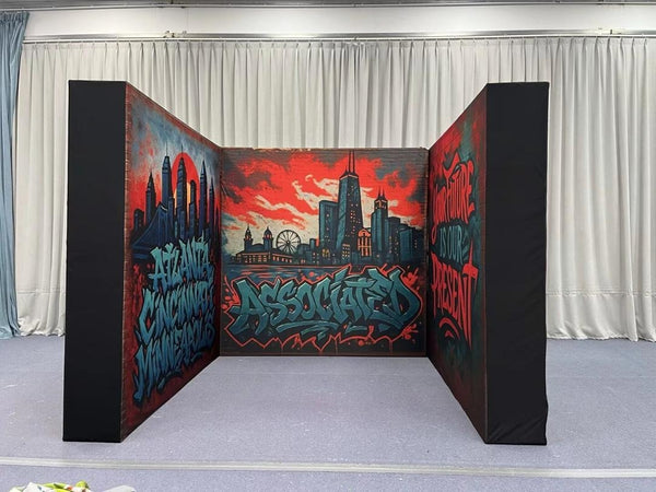 3D 3-Wall Enclosure Backdrop (8x8)