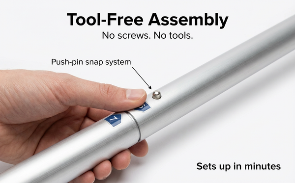 True Backdrops pillow cover backdrop frame only, lightweight metal structure for photography backdrop setup.