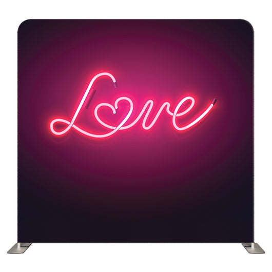 Neon Romance Glow – Double-Sided Pillow Cover Backdrop