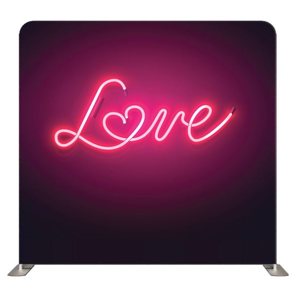 Neon Romance Glow – Double-Sided Pillow Cover Backdrop