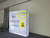 8x8FT 3D light box by RecycleDisplay showing illuminated geometric design with vibrant colors and modern style.