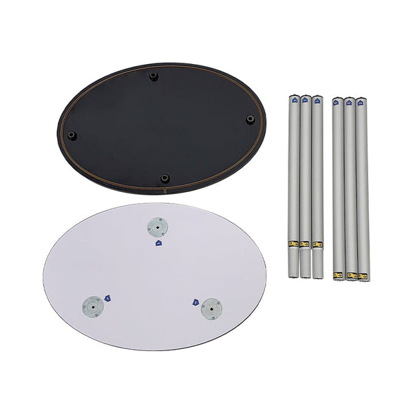 Oval Fabric Pop Up Counter