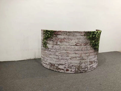 Round DJ table Facade Booth