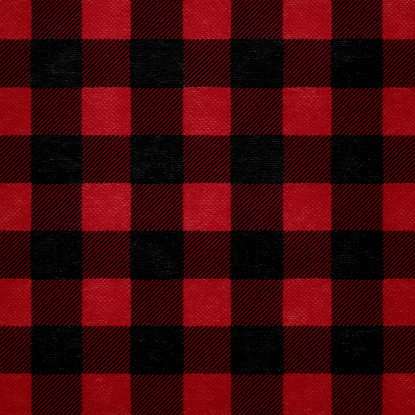 Rustic Plaid Pillow Cover Backdrop