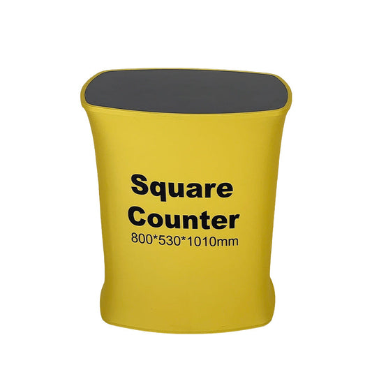 Square Fabric Pop Up Counter