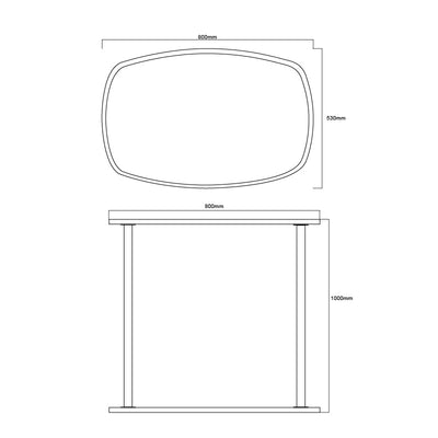 Square Fabric Pop Up Counter