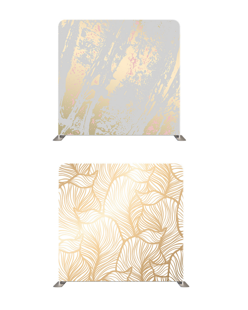 Golden Grace – Double-Sided Pillow Cover Backdrop