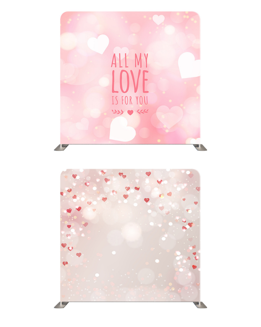 Pretty in Pink Bliss – Double-Sided Pillow Cover Backdrop