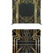 Black & Gold Art Deco – Double-Sided Pillow Cover Backdrop