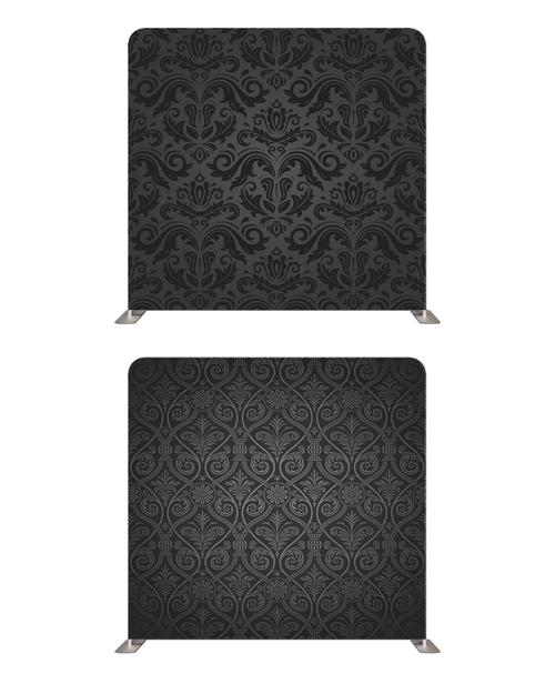 Midnight Baroque – Double-Sided Pillow Cover Backdrop