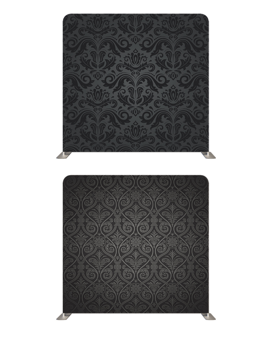 Midnight Baroque – Double-Sided Pillow Cover Backdrop