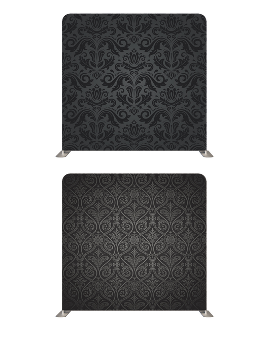 Midnight Baroque – Double-Sided Pillow Cover Backdrop